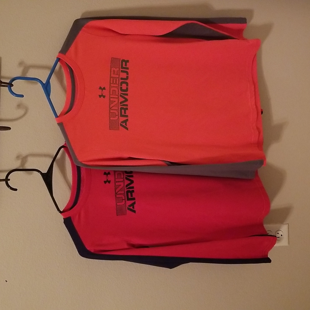 Boys YL Under Armour Coldgear shirts